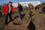 Жители поселка Раздольное приняли активное участие в акции «Посади свое дерево жизни»!