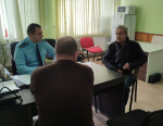 Денис Олейник совместно с прокурором Раздольненского района Вячеславом Черниковым провели выездной прием граждан в Березовском сельском поселении