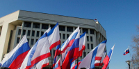 Поздравление главы Администрации Раздольненского района Дениса Олейника с Днём защитника Республики Крым - Раздольненский район