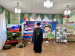 В Раздольненской центральной районной библиотеке им. А.И. Домбровского состоялся час воинской славы «Держава армией сильна»