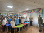 В Раздольненской центральной районной детской библиотеке прошёл час мужества «И в нашем краю есть герои»