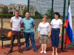 В селе Сенокосное открылась спортивная площадка