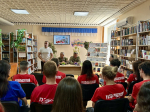 Раздольненской центральной районной библиотеке им. А.И. Домбровского прошел тематический час «Они исполнили свой долг, мы сохраним об этом память»
