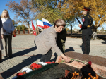 В поселке Раздольное закрыли "Вахту Памяти"