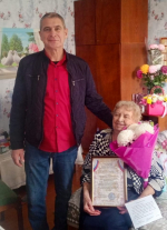 95-летний юбилей отметила жительница поселка Раздольное