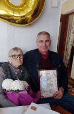 Жительница села Ботаническое отметила 95-летний юбилей