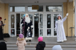 В поселке Раздольное состоялось открытие главной новогодней ёлки