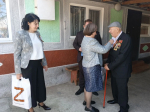 В Раздольненском районе поздравили тружеников тыла и узников концлагерей с 81-й годовщиной Великой Победы